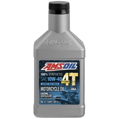 AMSOIL 100% SYNTHETIC 4T PERFORMANCE MOTORCYCLE OIL 10W-40