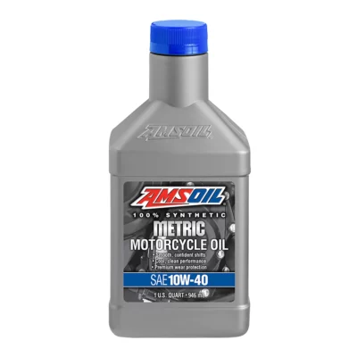 AMSOIL 10W-40 100% SYNTHETIC METRIC MOTORCYCLE OIL