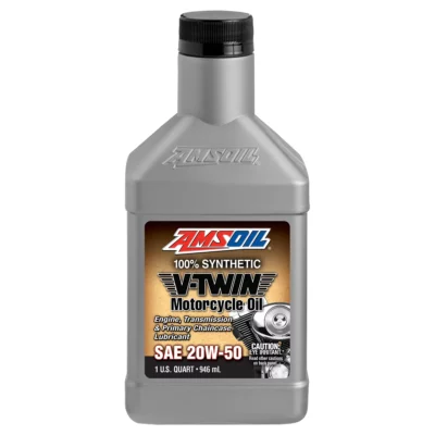 AMSOIL 20W-50 100% SYNTHETIC V-TWIN MOTORCYCLE OIL