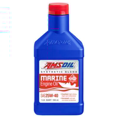 AMSOIL 25W-40 SYNTHETIC-BLEND MARINE ENGINE OIL