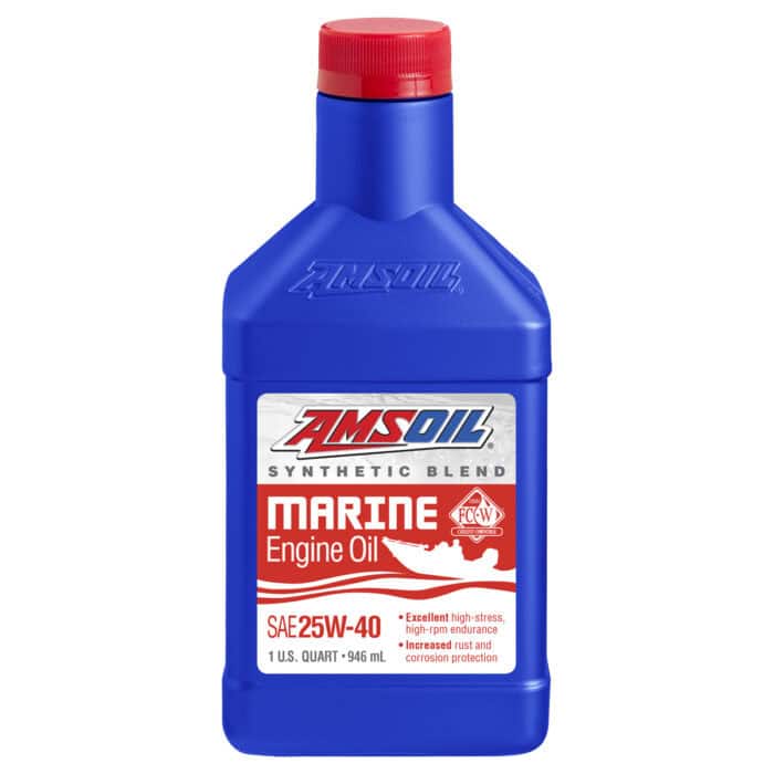 AMSOIL 25W-40 SINTĒTISKĀ MAISĪJUMA KUĢU DZINĒJU EĻĻA